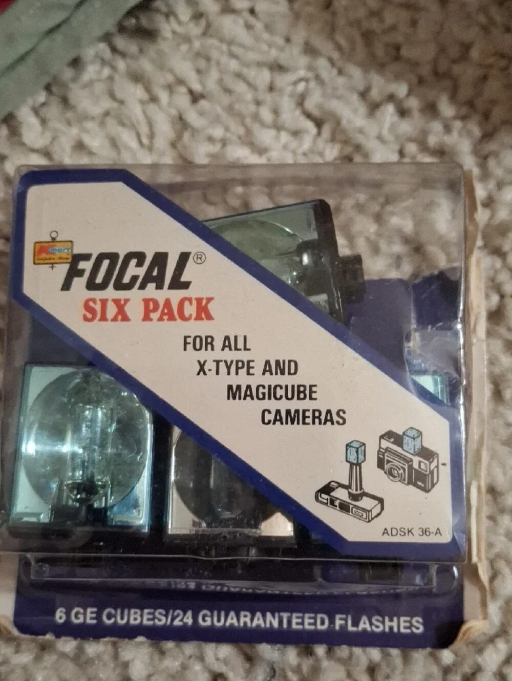 Sylvania Blue Dot Flashcubes - Clear/Blue Pack